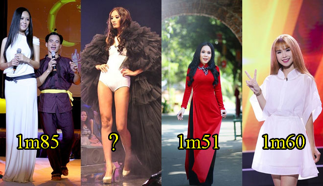Soi chiều cao thực sự của các mỹ nhân trong showbiz Việt, ai cao nhất, ai thấp nhất?