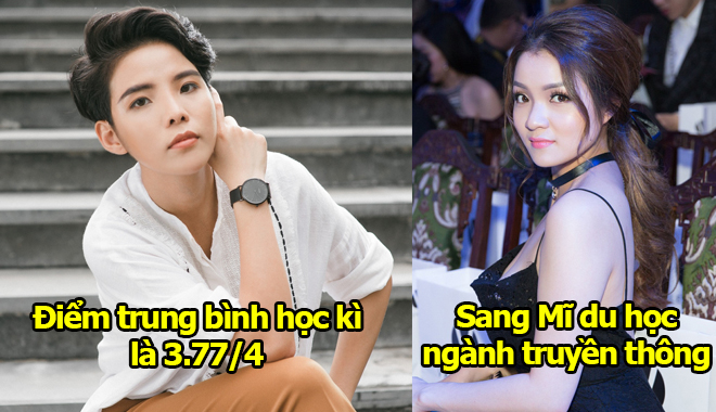 Đừng nghĩ tham gia showbiz thì sao Việt sẽ lơ là việc học hãy nhìn bảng thành tích của họ đây này
