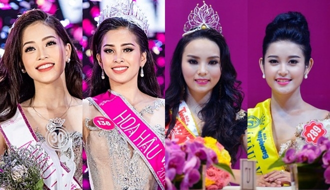 Chụp chung hình với Á hậu, Tiểu Vy, Kỳ Duyên và Đỗ Mỹ Linh lại có điểm giống nhau đến không ngờ