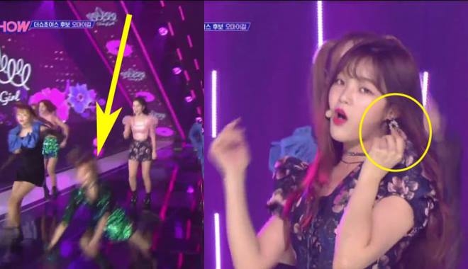 Để giành được cúp tuần, các thành viên OH MY GIRL đã phải vất vả đến mức ngã sấp mặt trên sân khấu