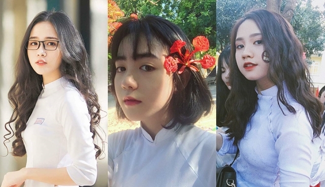 Những hình ảnh chứng minh: Ngày khai giảng con gái chỉ cần mặc áo dài là "auto xinh" 
