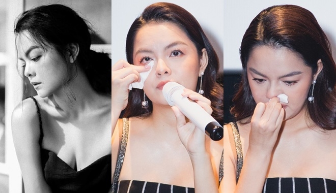 Phạm Quỳnh Anh bật khóc chia sẻ về tin đồn li hôn với Quang Huy