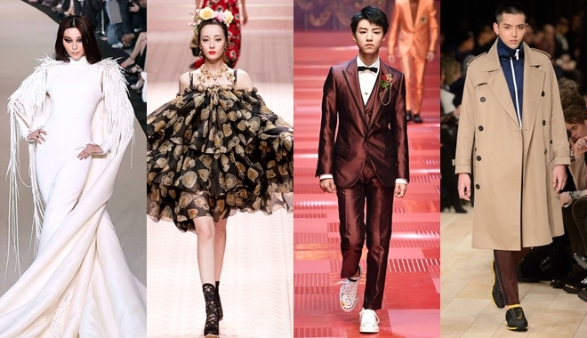 Ấn tượng những lần sao Cbiz sải bước trên sàn catwalk của các “ông lớn” ngành thời trang