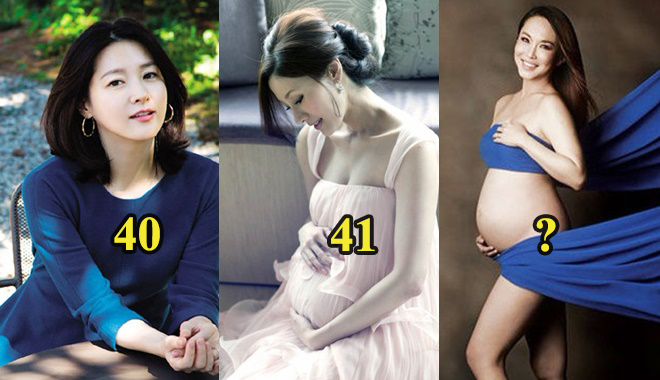 Hạnh phúc muộn đến với những sao nữ Châu Á sinh con đầu lòng ở tuổi 40