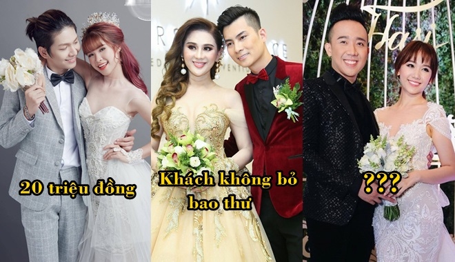 Bật mí tiền mừng trong những đám cưới tiền tỷ của sao Việt: Có khi chỉ được 200 nghìn đồng