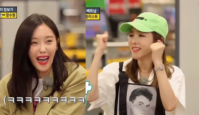 Khoảnh khắc hài hước: Dara (2NE1) vất vả toát mồ hôi tại siêu thị Việt Nam để tìm mua mít và mì gói