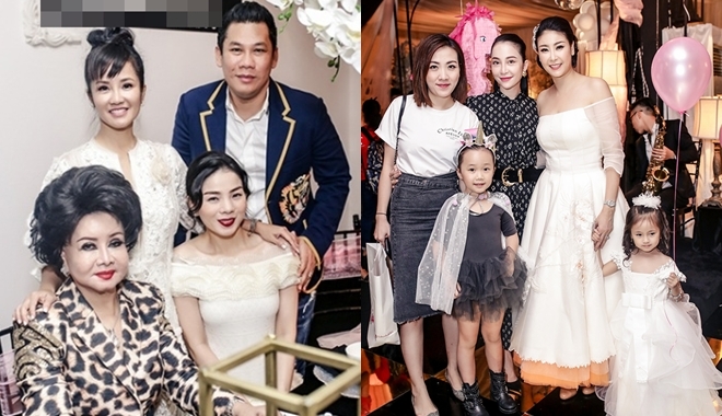 Đông đảo sao Việt đình đám đến dự tiệc sinh nhật tiểu công chúa nhà Hoa hậu Hà Kiều Anh