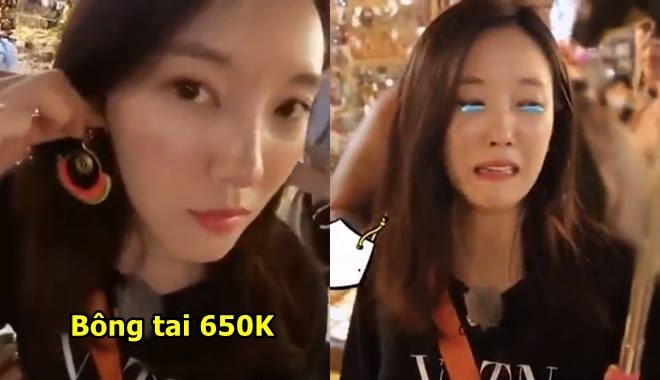 Đi show ở chợ Bến Thành, Hyomin (T-ara) khóc thét vì mua hàng có giá đắt hơn cả tưởng tượng