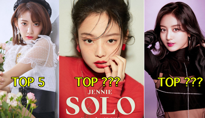 BXH idol nữ hot nhất: Không phải Jennie (Black Pink), 2 tân binh này mới chiếm vị trí bất ngờ nhất