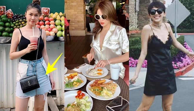 Thời trang của mỹ nhân Việt là không giới hạn: khi hết diện váy trái lại mặc luôn đồ ngủ ra phố
