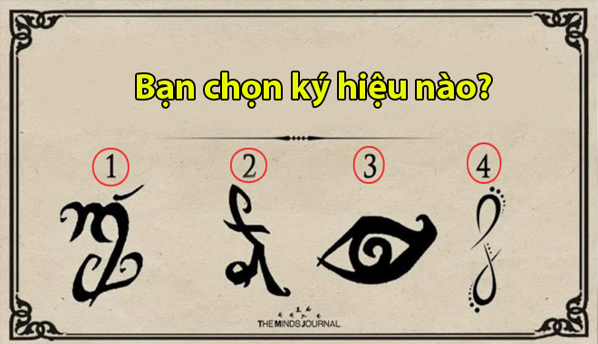 Chọn ký hiệu ấn tượng nhất, bạn sẽ biết mình đang ở giai đoạn nào của cuộc đời