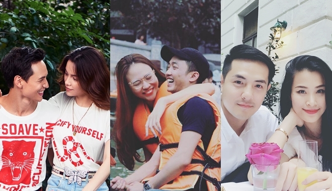 Một năm nhìn lại chặng đường tình yêu của các cặp đôi được ủng hộ nhất showbiz Việt