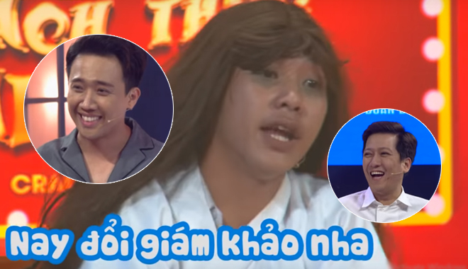 Thí sinh bá đạo: Cướp ghế giám khảo còn tỏ thái độ "đàn anh" với Trấn Thành, Trường Giang