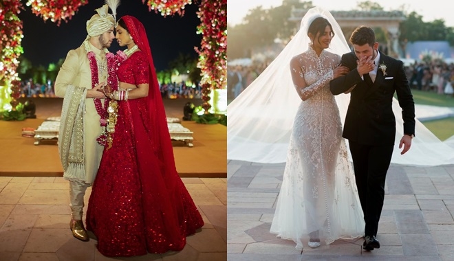 “Soi” trang phục lộng lẫy của cựu Hoa hậu Thế giới trong đám cưới thế kỉ với Nick Jonas