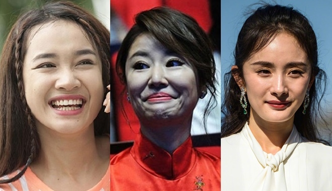 Không có photoshop, từ sao Việt đến sao Trung đình đám đều lộ nếp nhăn tuổi tác khi cười