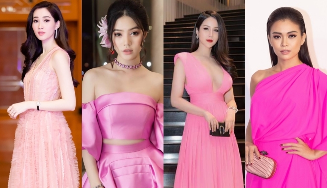 Mới đầu năm 2019, các mỹ nhân Việt đã "nhuộm hồng" thảm đỏ như thế này đây!