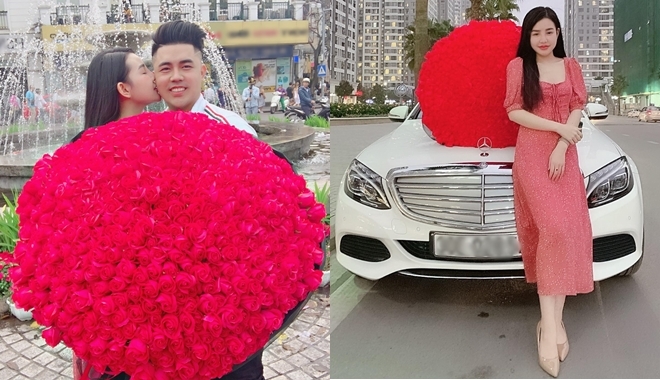 Clip: Được người yêu tặng bó hồng 999 bông, cô gái may mắn đã khiến chị em trầm trồ