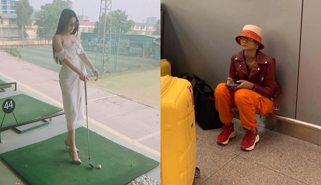 Sao Việt tuần qua: H'Hen Niê ngồi thu lu ở sân bay, Thư Dung mặc đầm đánh golf