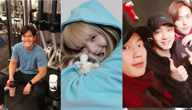 Tết Kỷ Hợi 2019: Mới mùng 3 loạt sao Hàn đi tập gym giữ dáng, các idol khác thì làm gì?