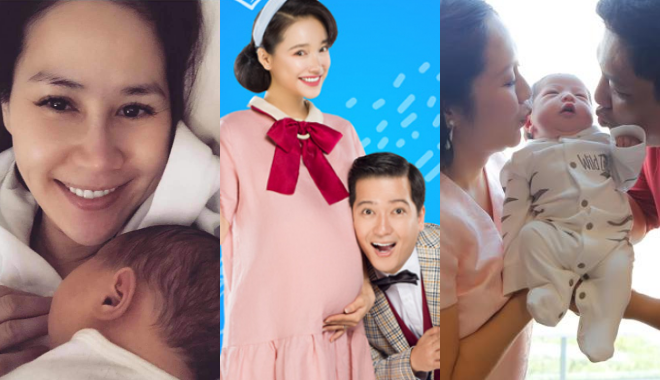 Những gia đình sao Vbiz may mắn đón "heo vàng" chào đời dịp đầu năm mới 2019 