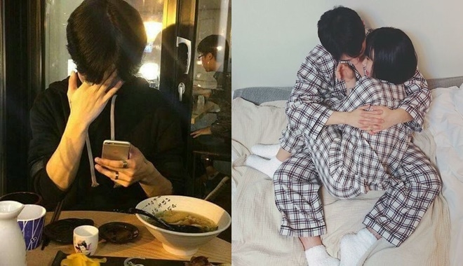 Anh có thể đặt điện thoại xuống và ôm em chỉ một chút thôi, có được không?