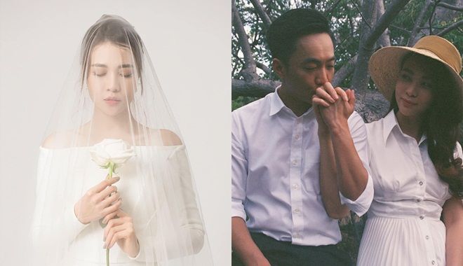 Đàm Thu Trang tung ảnh cưới lộng lẫy, vô tình lộ cả thời gian cưới khiến netizen vỡ oà