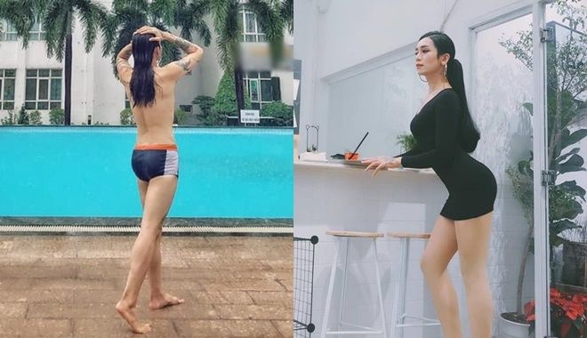 Hiếm khi cởi áo khoe body nam tính, nhưng vòng 3 của BB Trần mới chiếm spotlight