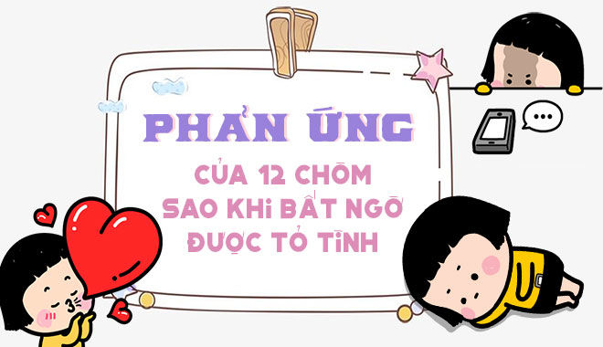Phản ứng của 12 chòm sao khi bất ngờ nhận được tin nhắn tỏ tình bí mật 
