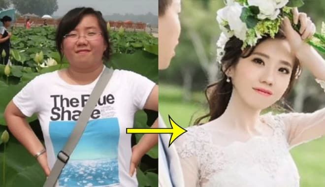 Bị chia tay vì thừa cân cô gái giảm liền 30kg: Không chỉ đẹp hơn mà còn cưới được chồng