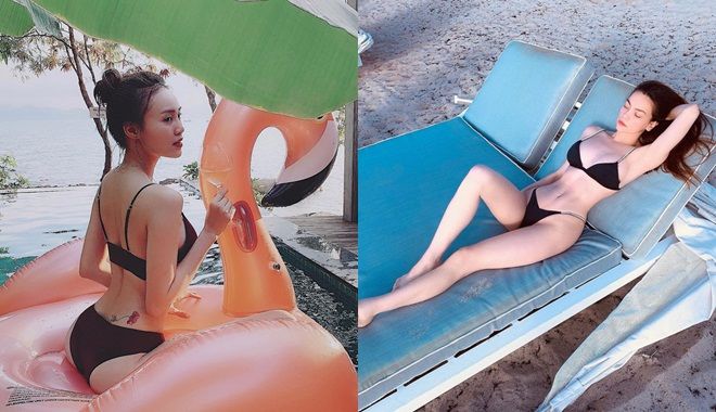 Sao nữ Vbiz khoe dáng với bikini: Lan Ngọc vòng 3 quyến rũ, nhưng Hà Hồ mới là trùm cuối