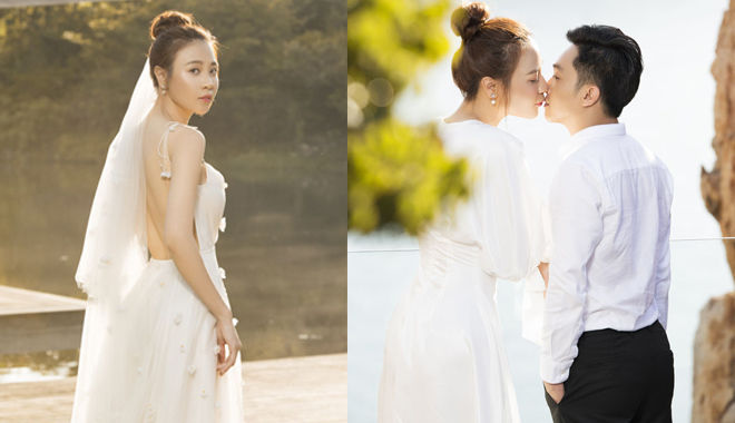Cận kề ngày kết hôn Cường Đô la - Đàm Thu Trang tung trọn bộ ảnh cưới khiến fan “lụi tim”
