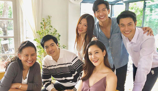 Lần đầu dàn sao Chiếc lá cuốn bay chụp ảnh chung: Ai cũng rạng rỡ, Baifern đẹp phát hờn