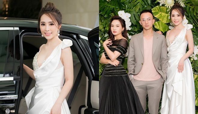 Nhã “tiểu tam” diện váy sương sương khoe sắc vóc nóng bỏng lấn át Thư “xính lao” ở sự kiện