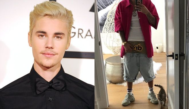 Justin Bieber gây bão netizen với hình ảnh chiếc quần tụt hết nấc cùng hành động nhạy cảm