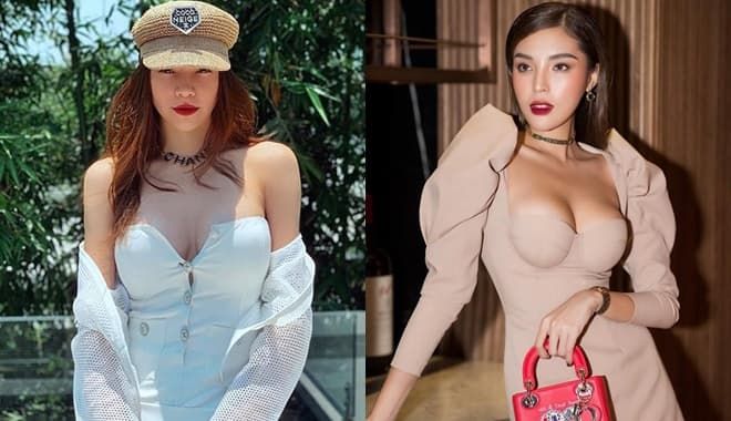 Những vòng 1 nóng bỏng mắt của mỹ nhân Việt: Hà Hồ "tràn bờ"