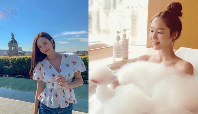 30 tuổi nhưng vẫn trẻ đẹp tựa nữ thần: Bí quyết của Jessica Jung là tắm nước ấm mỗi sáng
