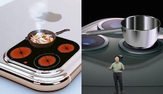 Mới trình làng iPhone 11 đã bị lôi ra chế ảnh, cosplay thành bếp điện