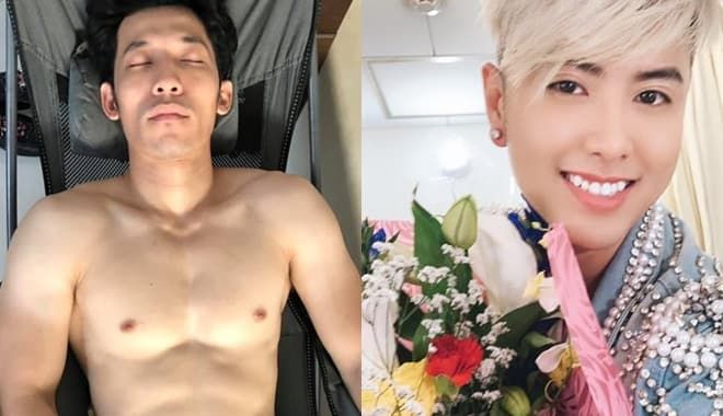 "Bé Bỉnh" ngủ vẫn bị "dìm", Akira Phan lấy lại vẻ thư sinh hậu dao kéo