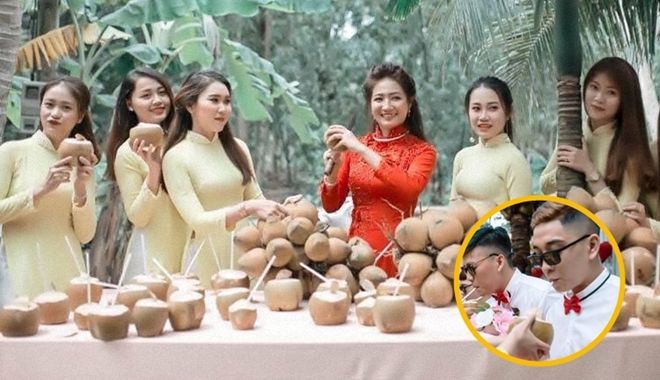"Đặc sản" Bến Tre: Chú rể phải uống hết 100 trái dừa mới được rước dâu