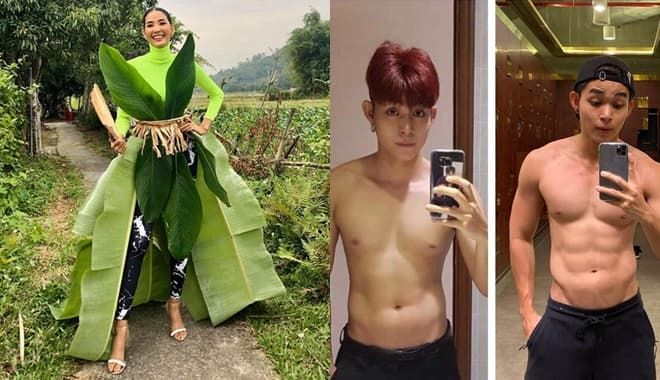 Hoàng Thùy công bố quốc phục handmade, Jun Phạm khoe body 6 múi