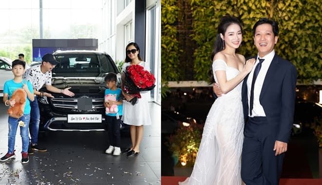 Sao Việt nhận quà kỷ niệm cưới: Nhã Phương "đập hộp" được dép tổ ong