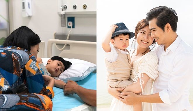 Ngọc Lan một mình đưa con đến bệnh viện, fan lo: “Sao không thấy ba?”
