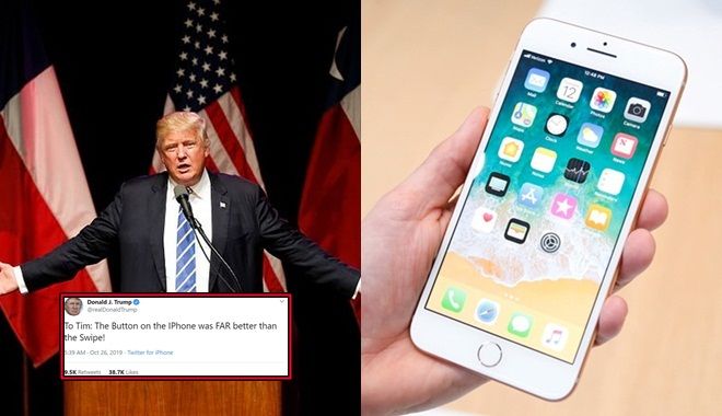 Tổng thống Mỹ Donald Trump chê thẳng mặt iPhone đời mới 