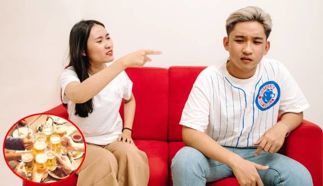 Theo nghị định CP, vợ bị phạt tiền vì cấm chồng ra ngoài gặp gỡ bạn bè
