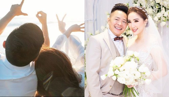 Bảo Thy "phá lệ" khoe ảnh hạnh phúc bên ông xã sau 2 tuần kết hôn