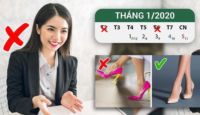 Thời gian, mang giày cao gót... là “mánh khóe” giúp bạn đậu phỏng vấn 