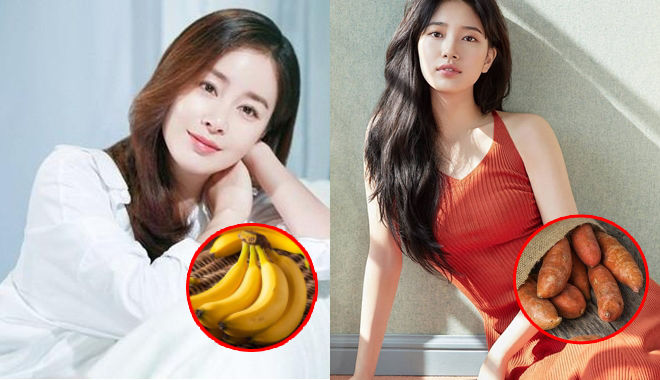 Sao Hàn giữ dáng: Kim Tae Hee dùng chuối; IU, Suzy ăn khoai để ép cân