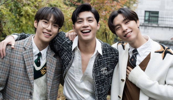 Noo Phước Thịnh thần thái, đọ vẻ điển trai cùng hai mỹ nam NCT nhà SM