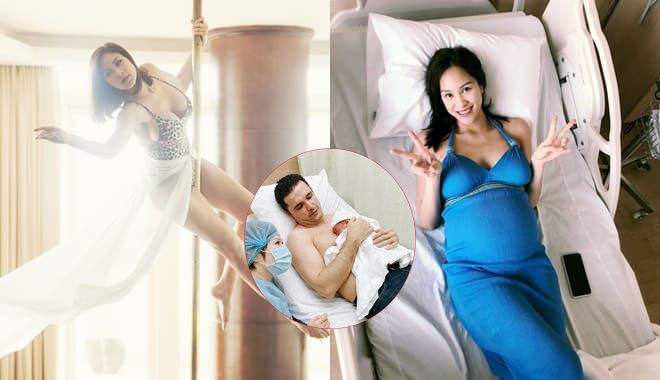 MC Phương Mai đã hạ sinh con trai đầu lòng với ông xã ngoại quốc