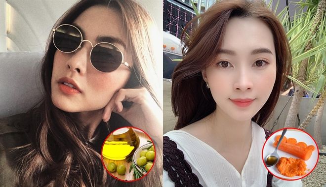 Học cách sao Việt chăm da: Hà Tăng dùng dầu, Đặng Thu Thảo dùng cà rốt